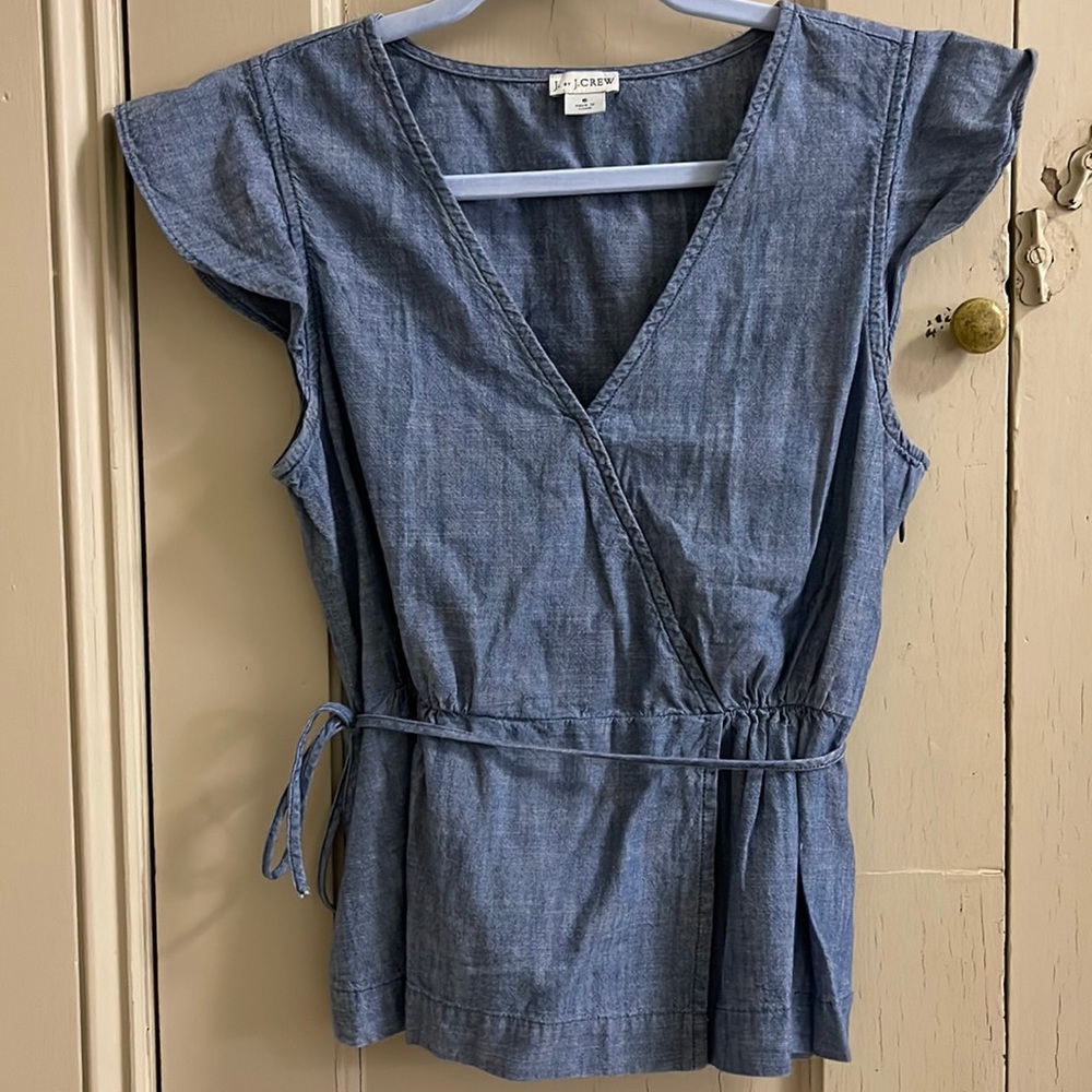J. Crew Medium Womens blue top